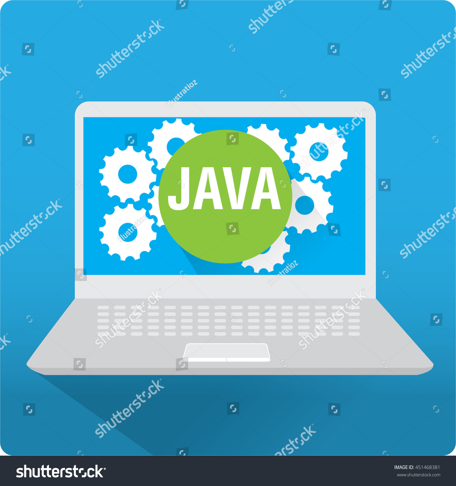 Java Graphic Design Programming Language Vector Stock Vector (Royalty ...