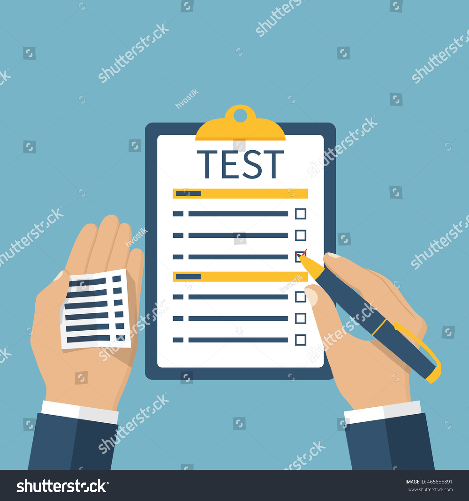 Man On Exam Tested Cheat Sheet Stock Vector (Royalty Free) 465656891 ...