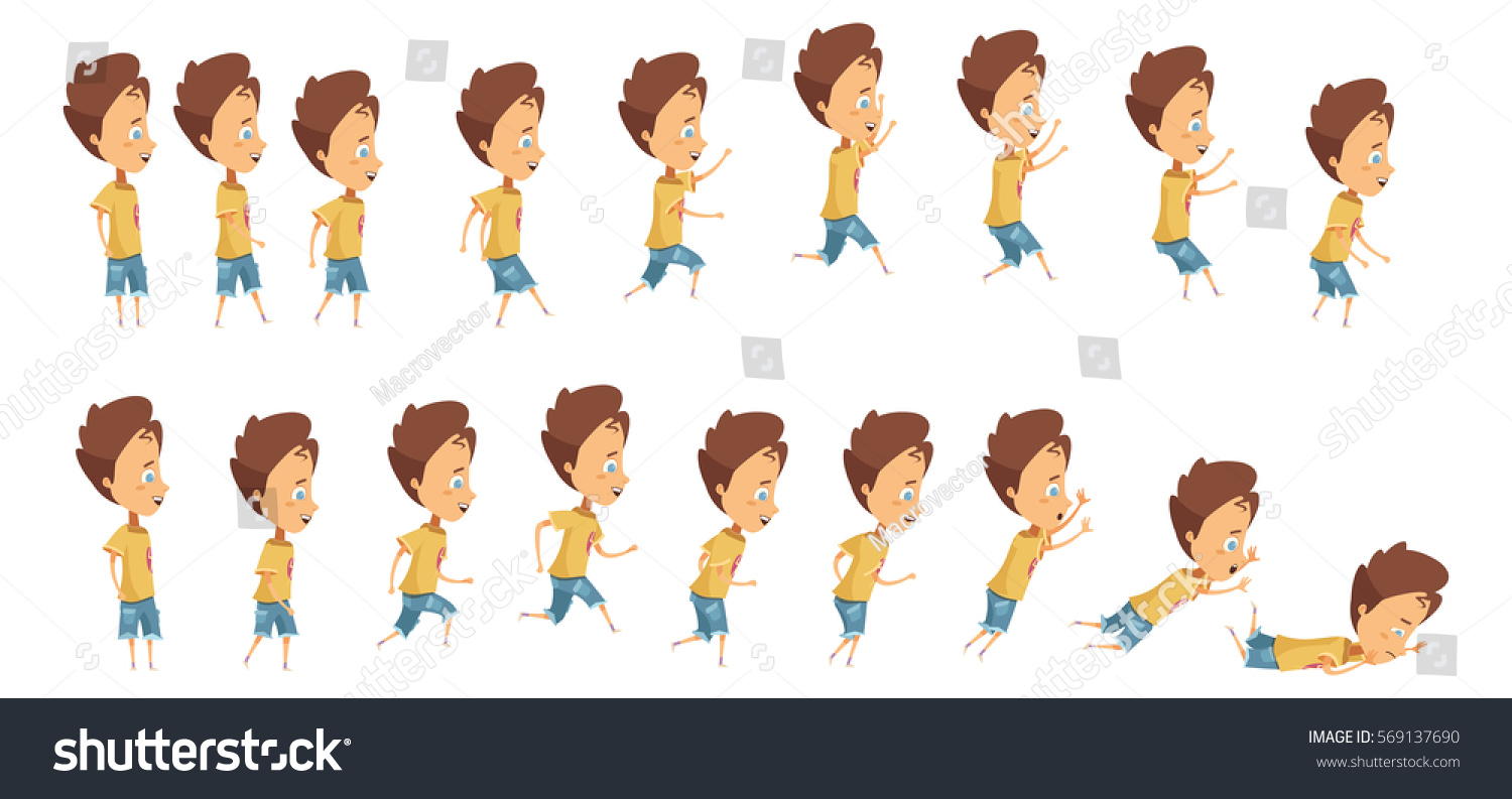 Jumping Cartoon Character Frame By Frame Images Browse 1,771 Stock