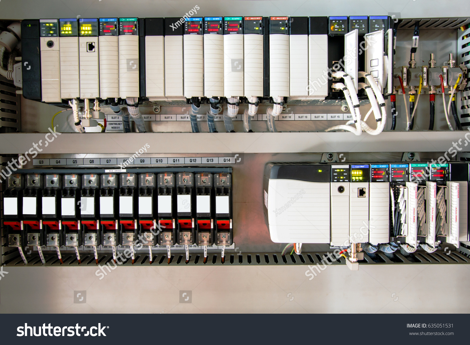 Plc Computerplc Programable Logic Controler Control Stock Photo ...