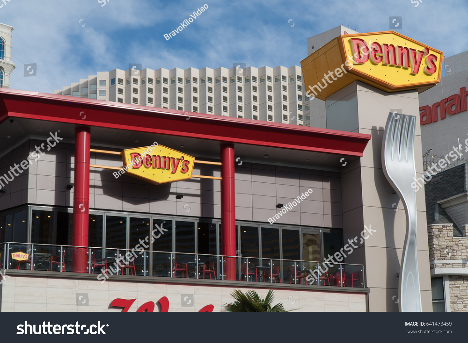 Las Vegas Nv October 10 Dennys Stock Photo 626090522