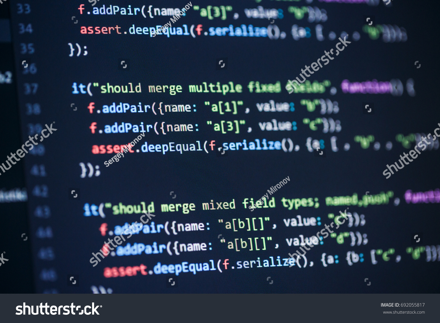 Software Computer Programming Code Stock Photo 692055817 | Shutterstock