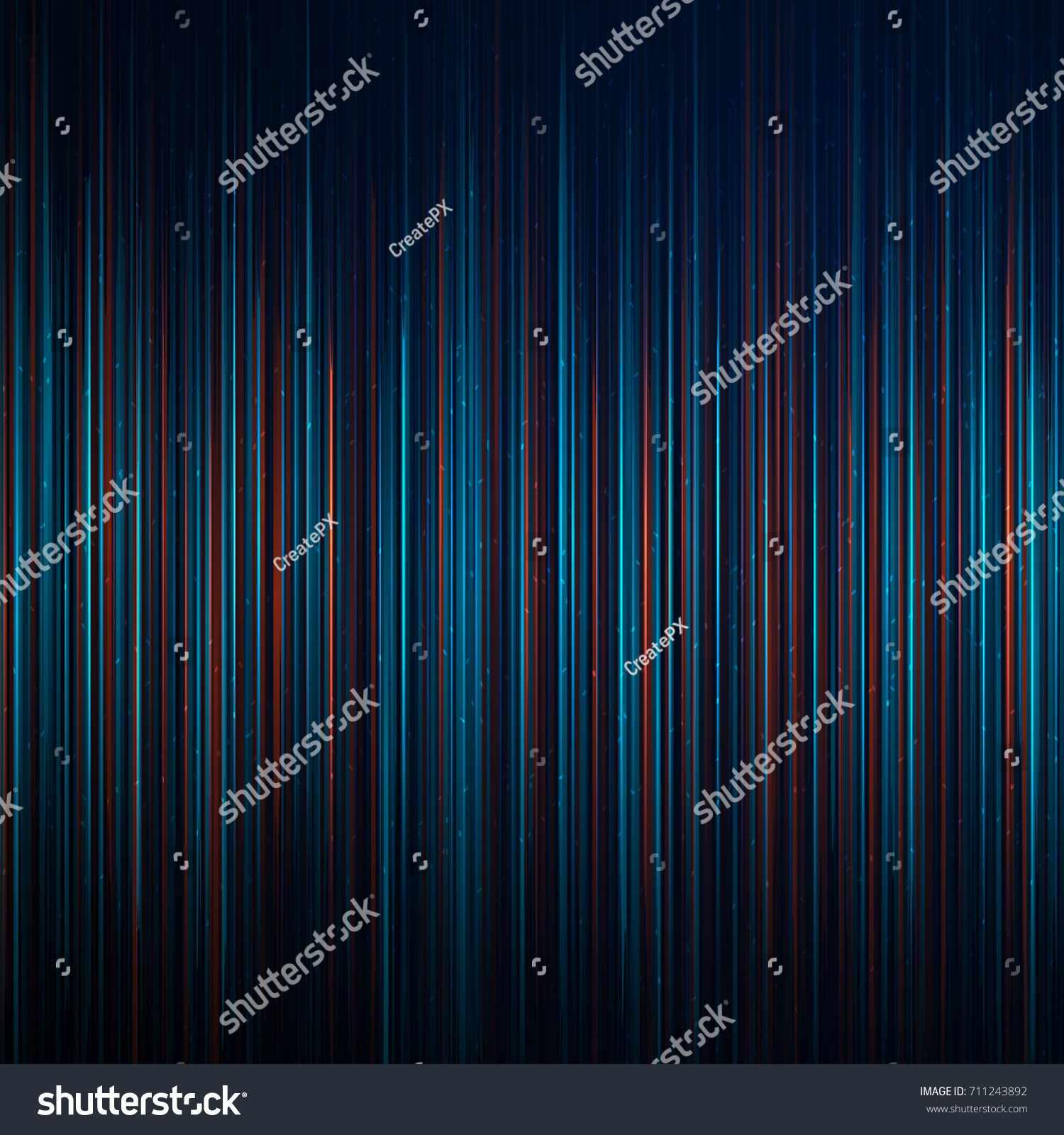Anaglyph Background Blue Red Vertical Lines Stock Vector (Royalty Free