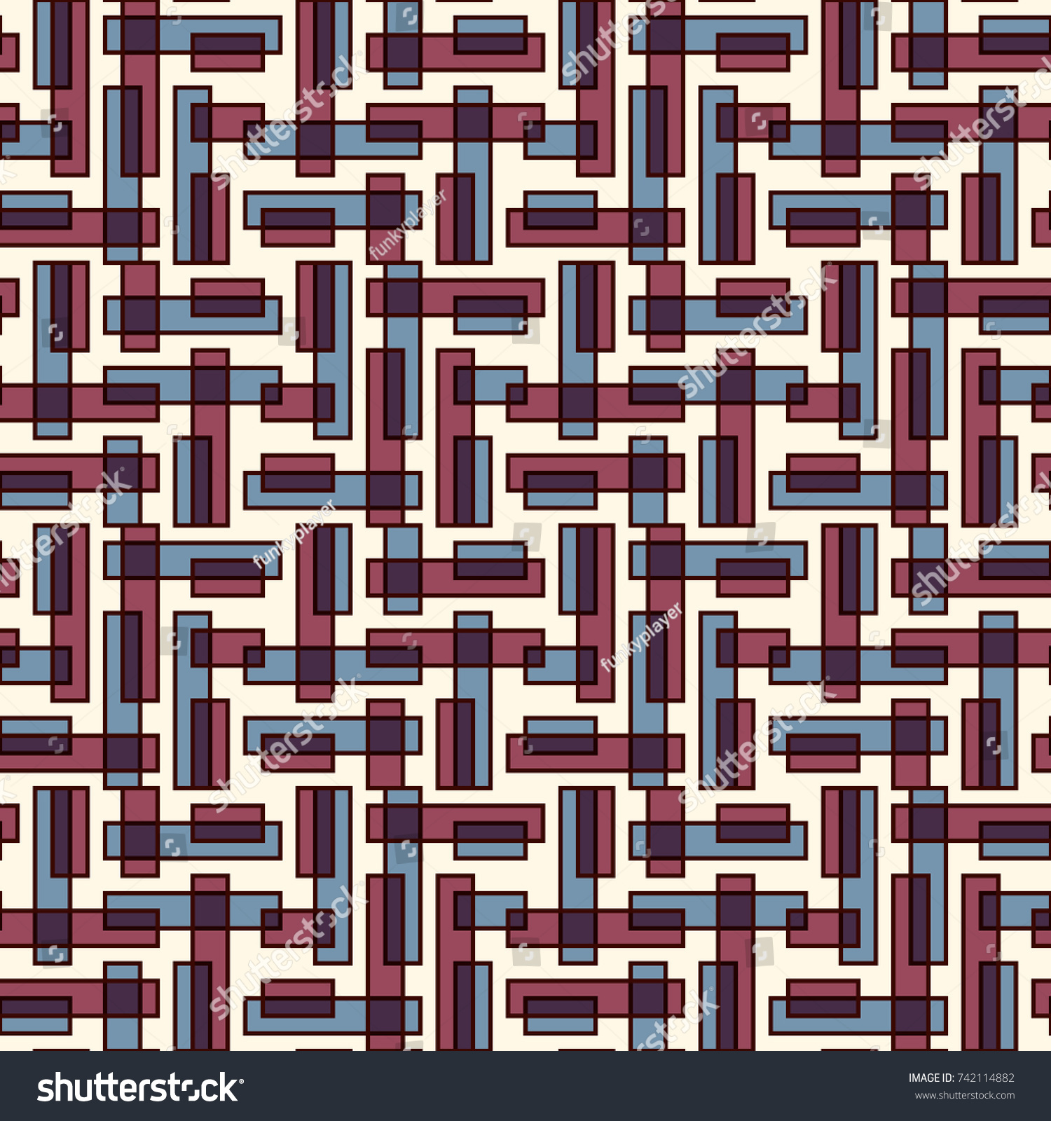 Overlapping Rectangulars Background Seamless Surface Pattern Stock Overlapping Rectangulars Background Seamless Surface Pattern Stock