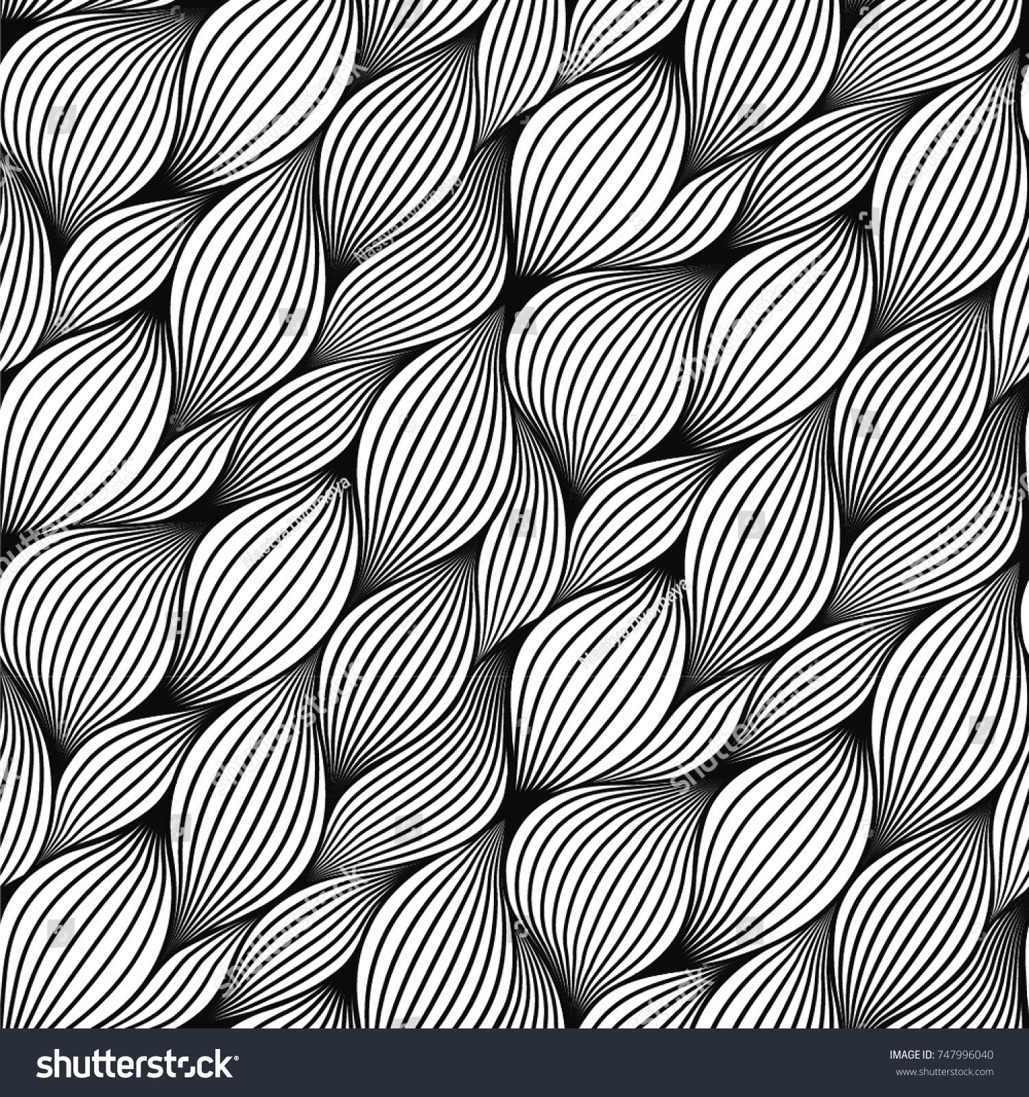Seamless Hair Vector Pattern : image vectorielle de stock (libre de ...