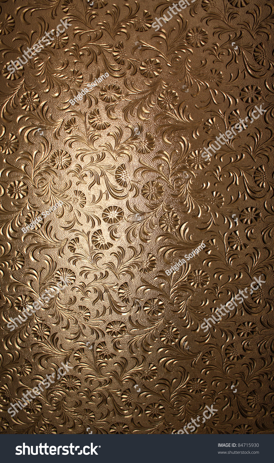 Translucent Window Pane Brown Glass Textured Stock Photo 84715930